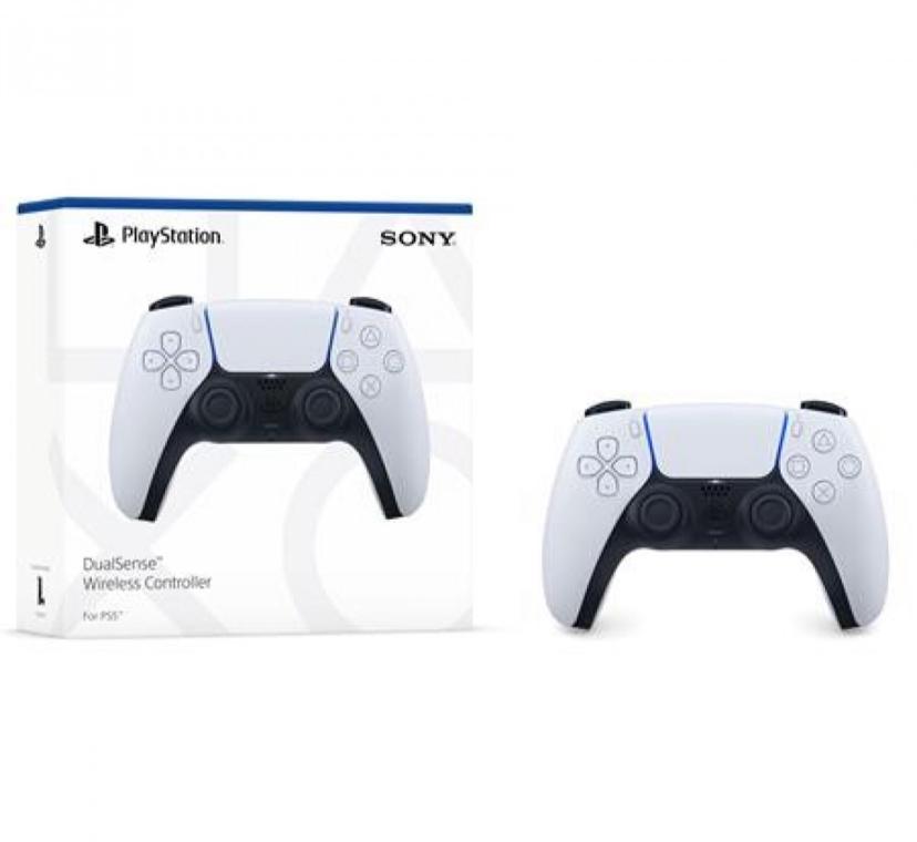 c1eba35a-1f4a-469a-bb21-5f4bc33354ed.jpg سوني وحدة تحكم دوال سينس لاسلكية لجهاز بلاي ستيشن 5 ، ابيض / اسود Sony DualSense Wireless Controller For PlayStation 5, White/Black - الصورة 1