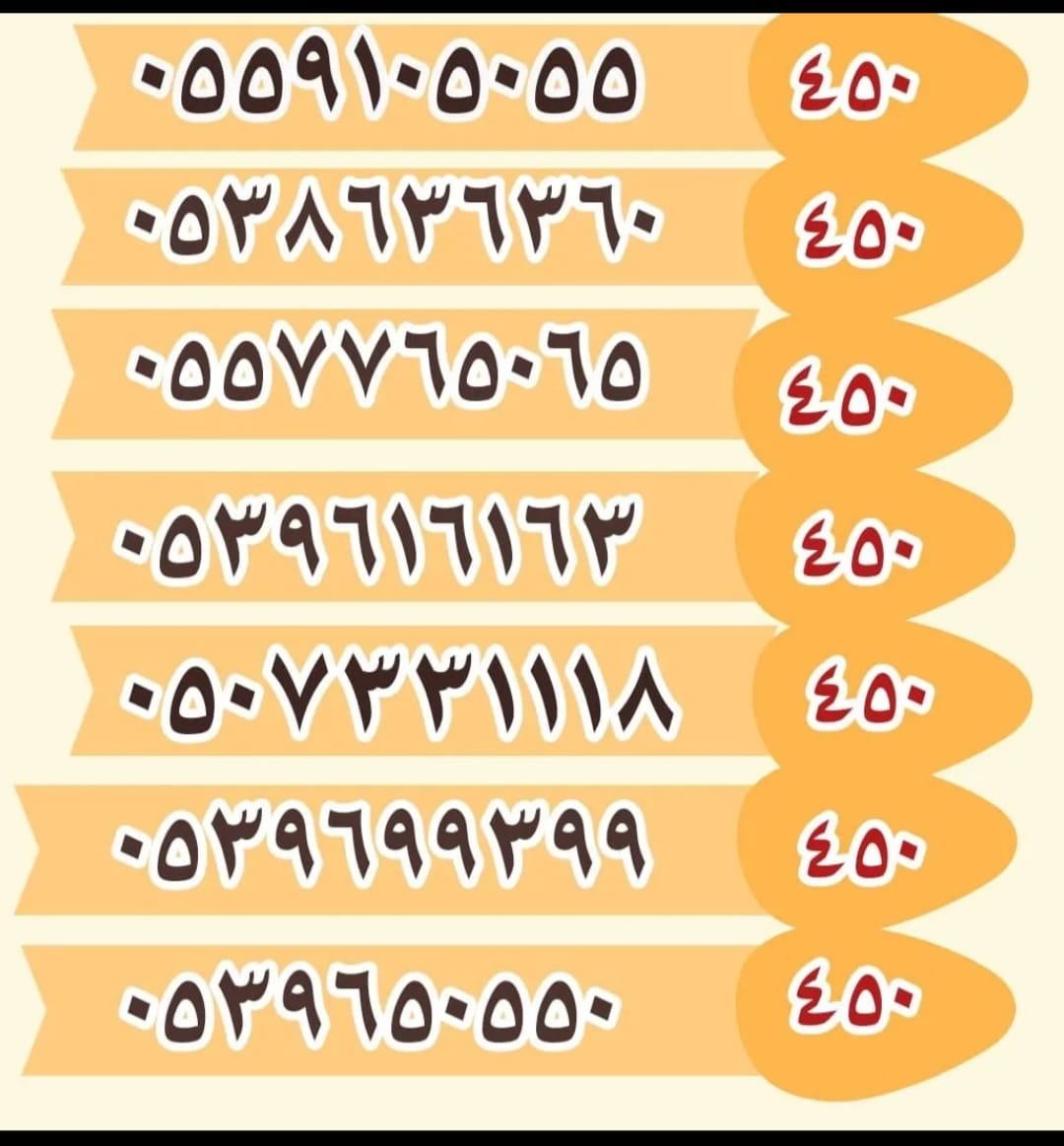 WhatsApp Image 2024-01-04 at 07.37.25_59a5c534 ارقام مميزة - الصورة 1